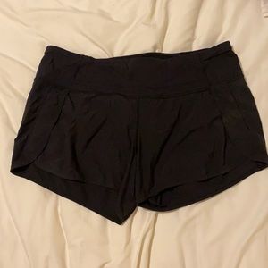 Lululemon Run Speed Up Short SIZE 10 black